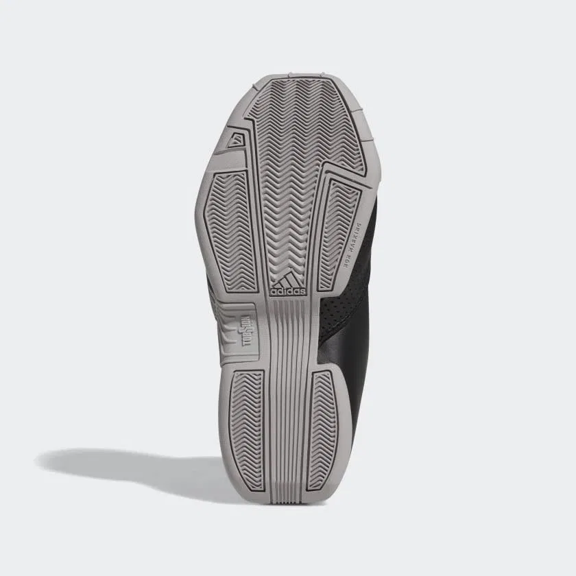 Детские баскетбольные кроссовки для мальчиков T-Mac 1 Adidas, Core Black Team Mid Grey Semi Solar — фото 3