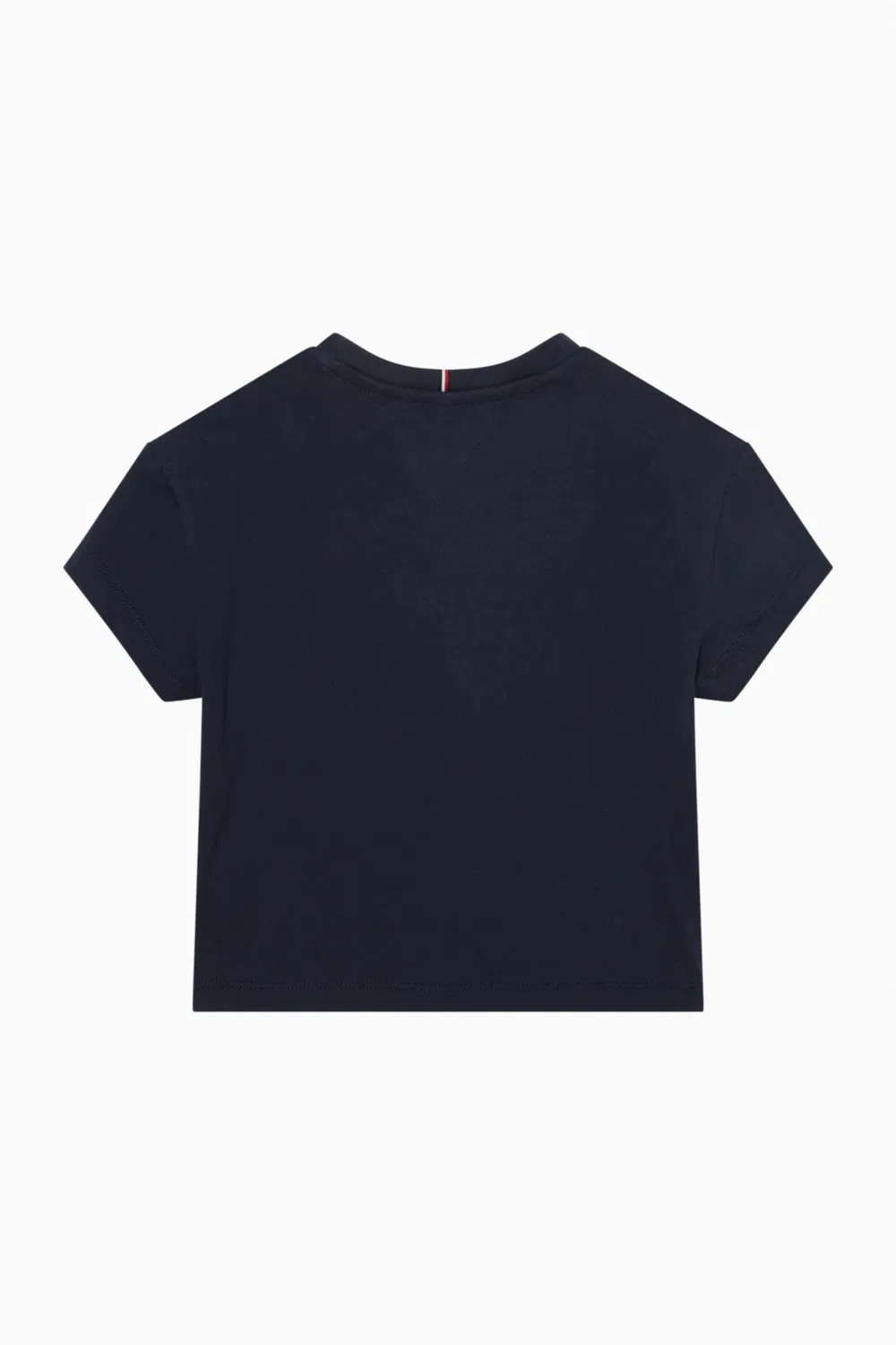 Футболка с вышивкой в виде сердца хлопковая Tommy Hilfiger, синий — фото 3