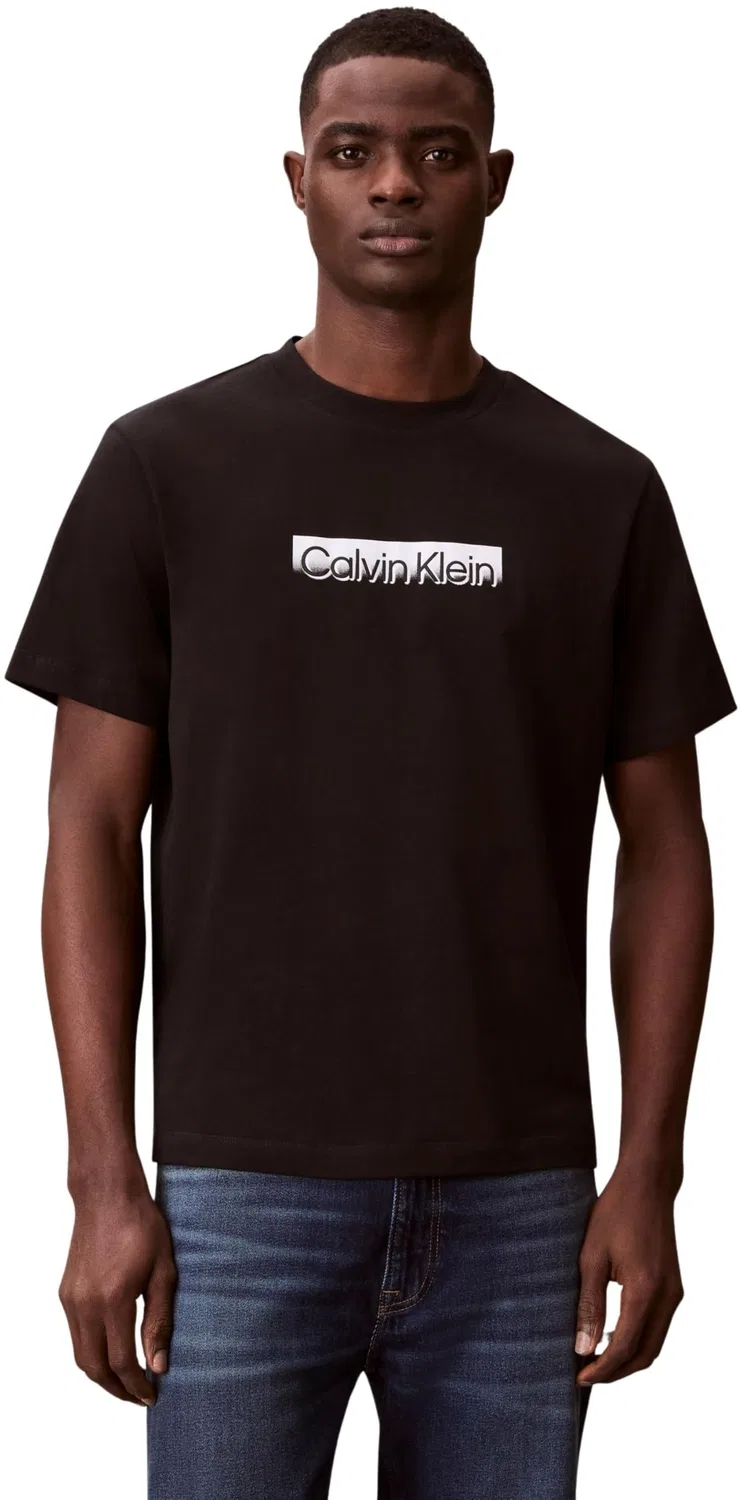 Мужская футболка с принтом GRAP Lv04lf812g Calvin Klein, Black