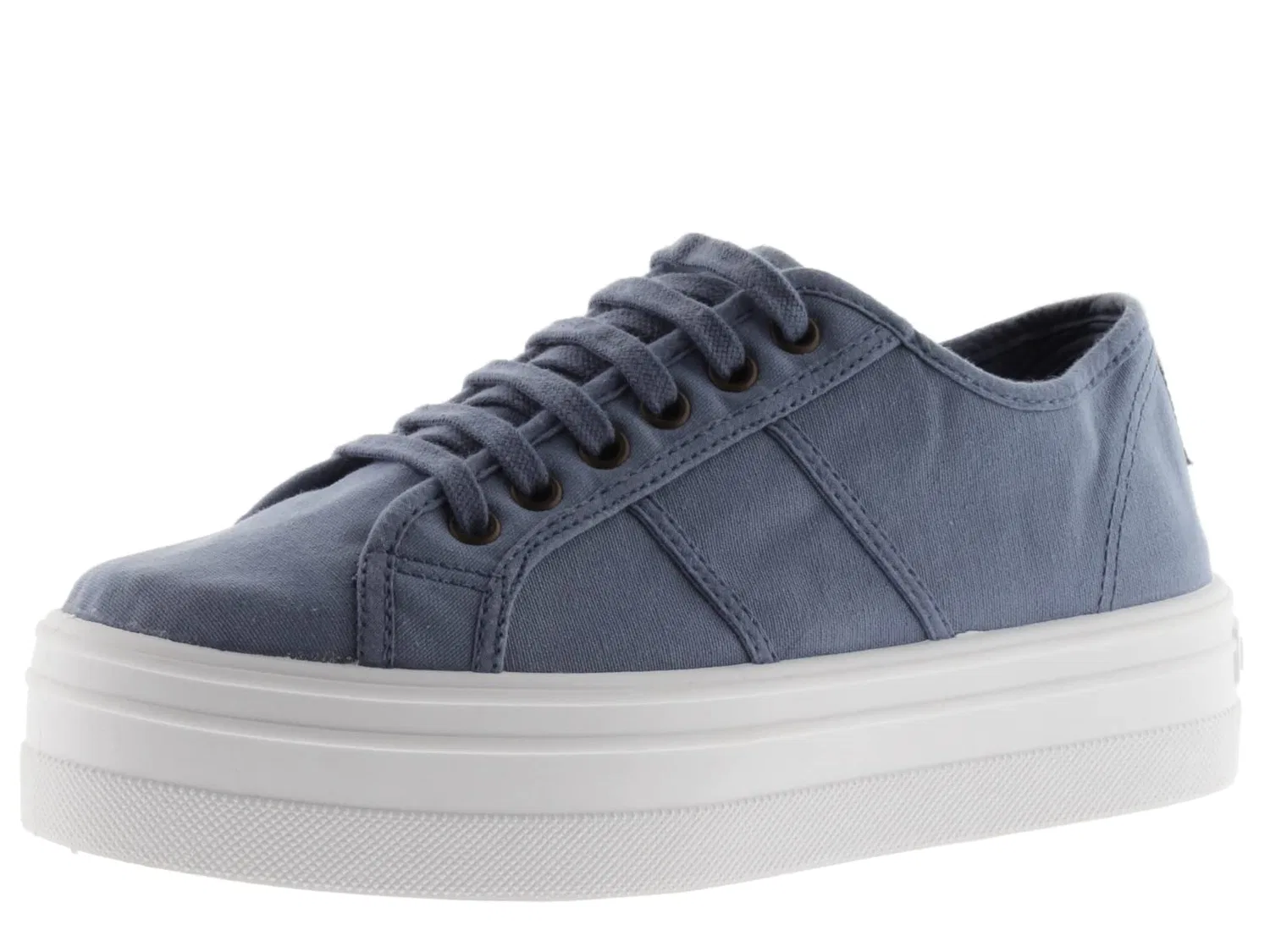 Детские кроссовки для девочек хлопковые victoria Barcelona Sneaker Washed Canvas Dyed Cotton, Ecological and 30% Recycled, Blue