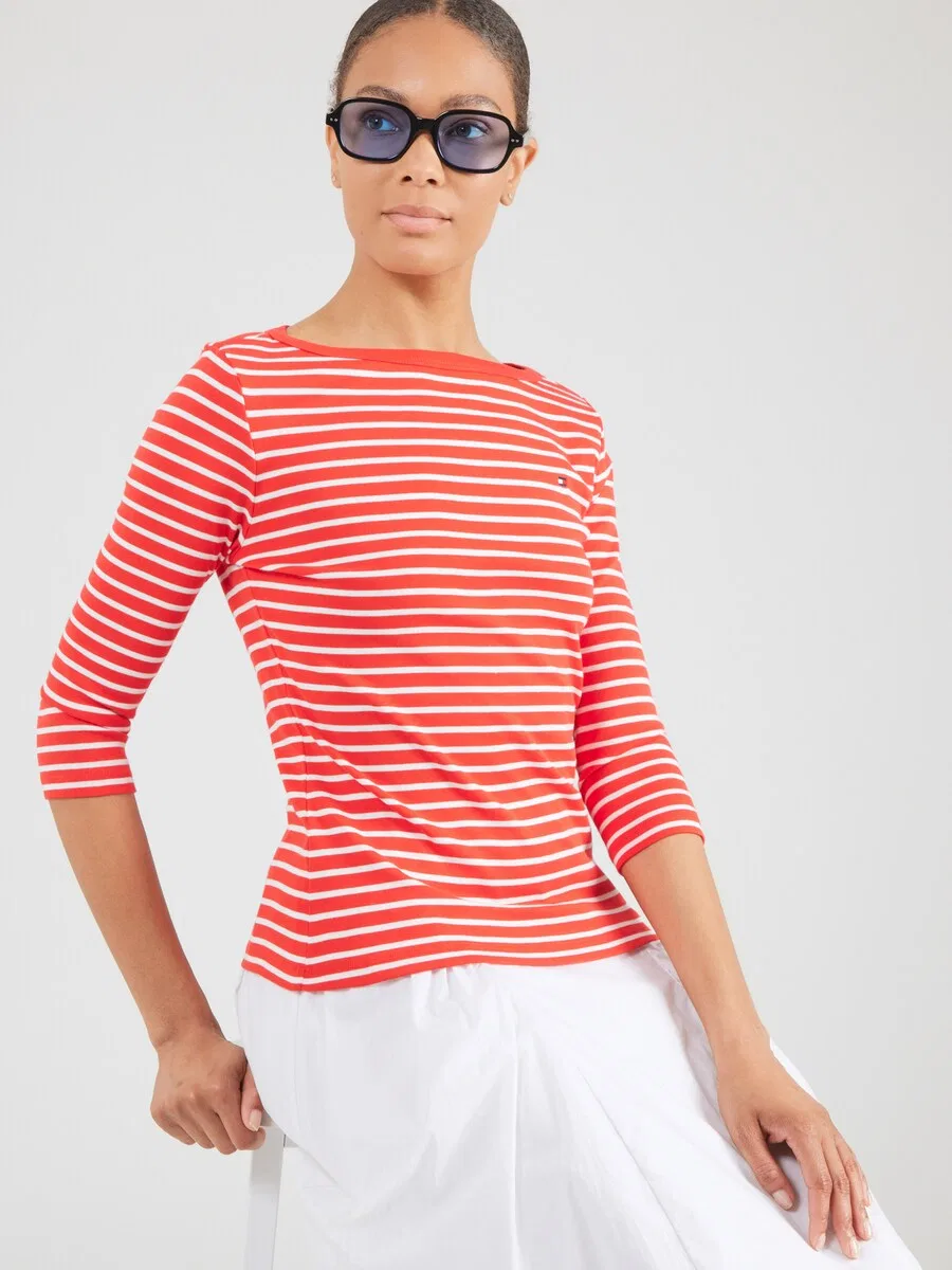 Футболка TOMMY HILFIGER 'CODY' красного цвета — фото 3