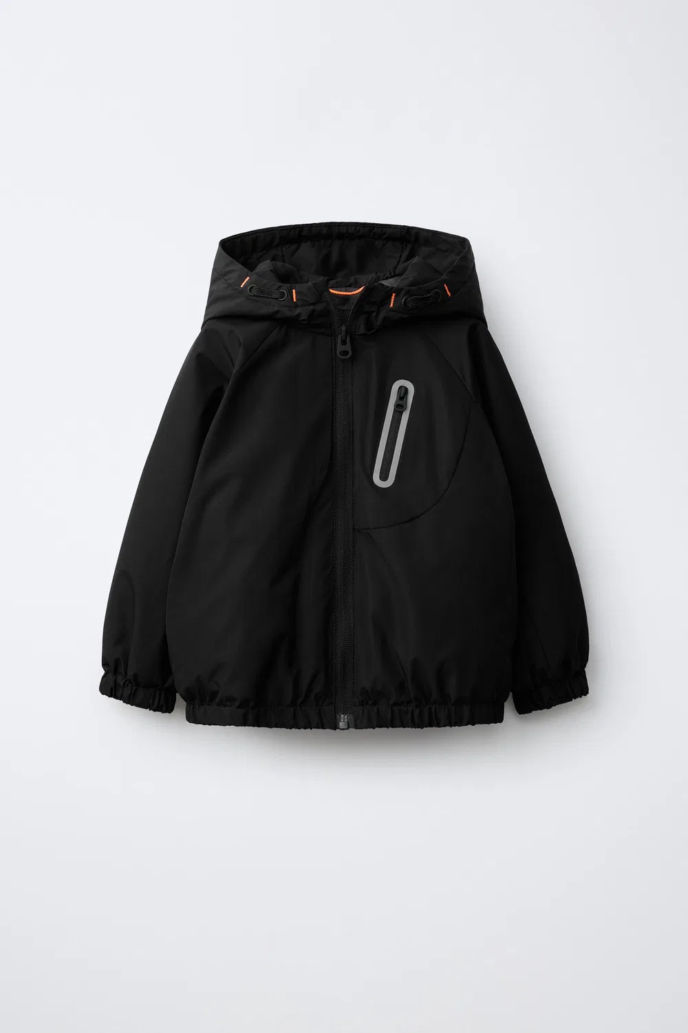 Технический водоотталкивающий дождевик ZARA, Black