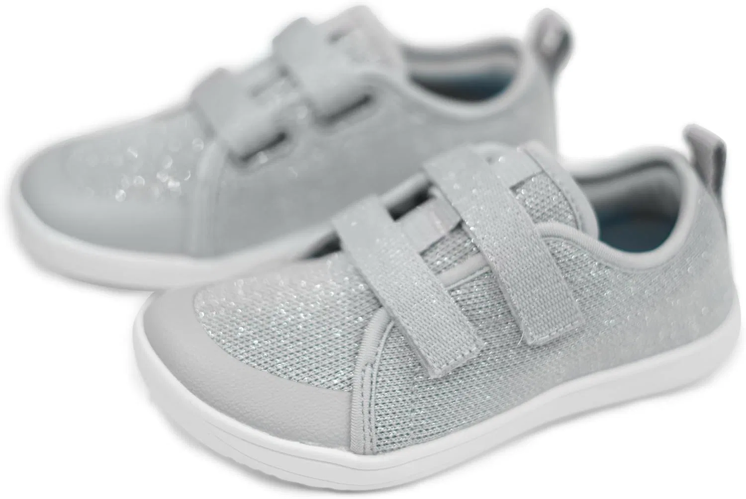 Детские кроссовки с широким носком WHITIN W81K, Silver Shimmer — фото 2