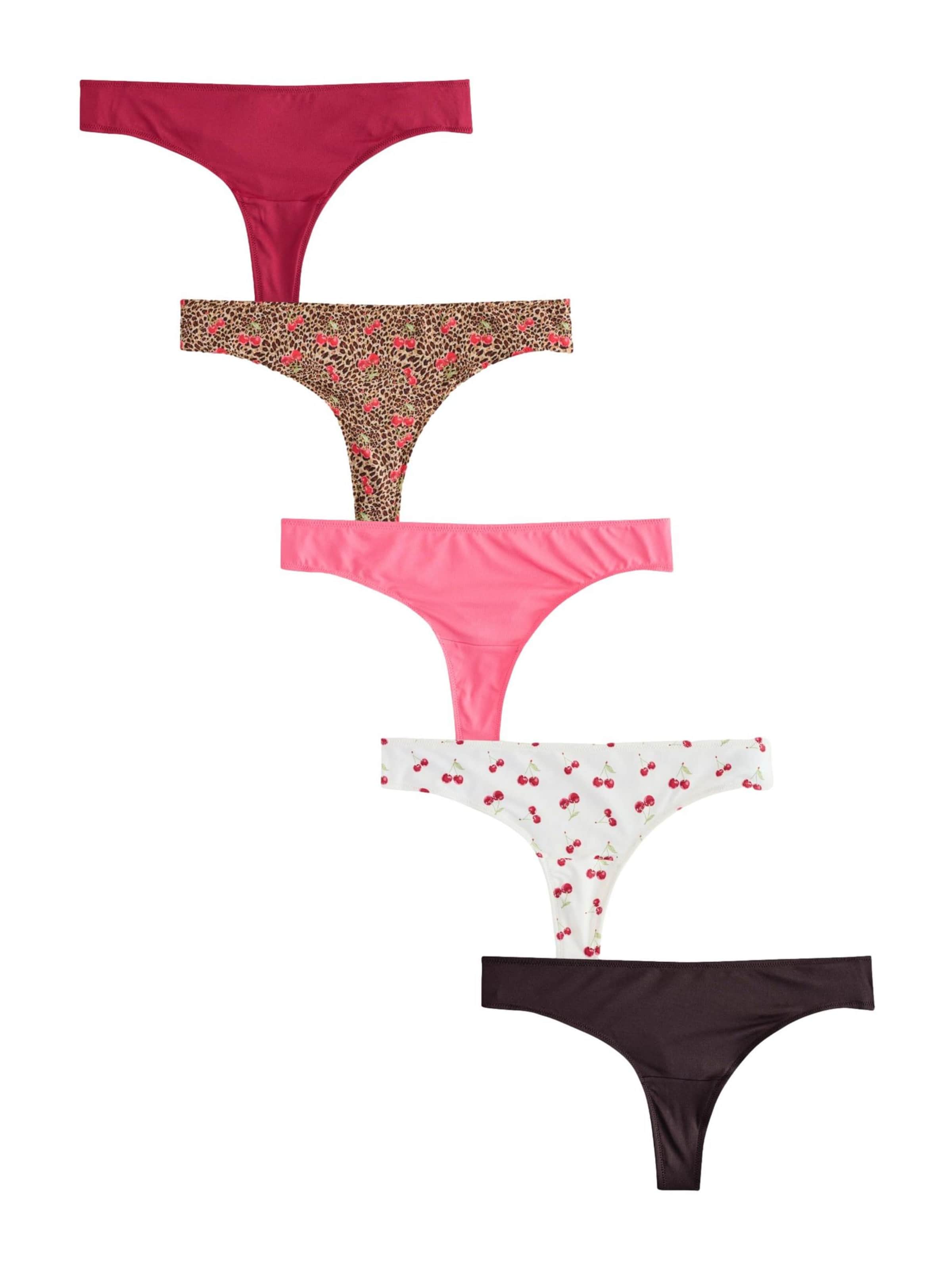 

Next Трусы-стринги в цветах Brown, Pink, Red, Black, White