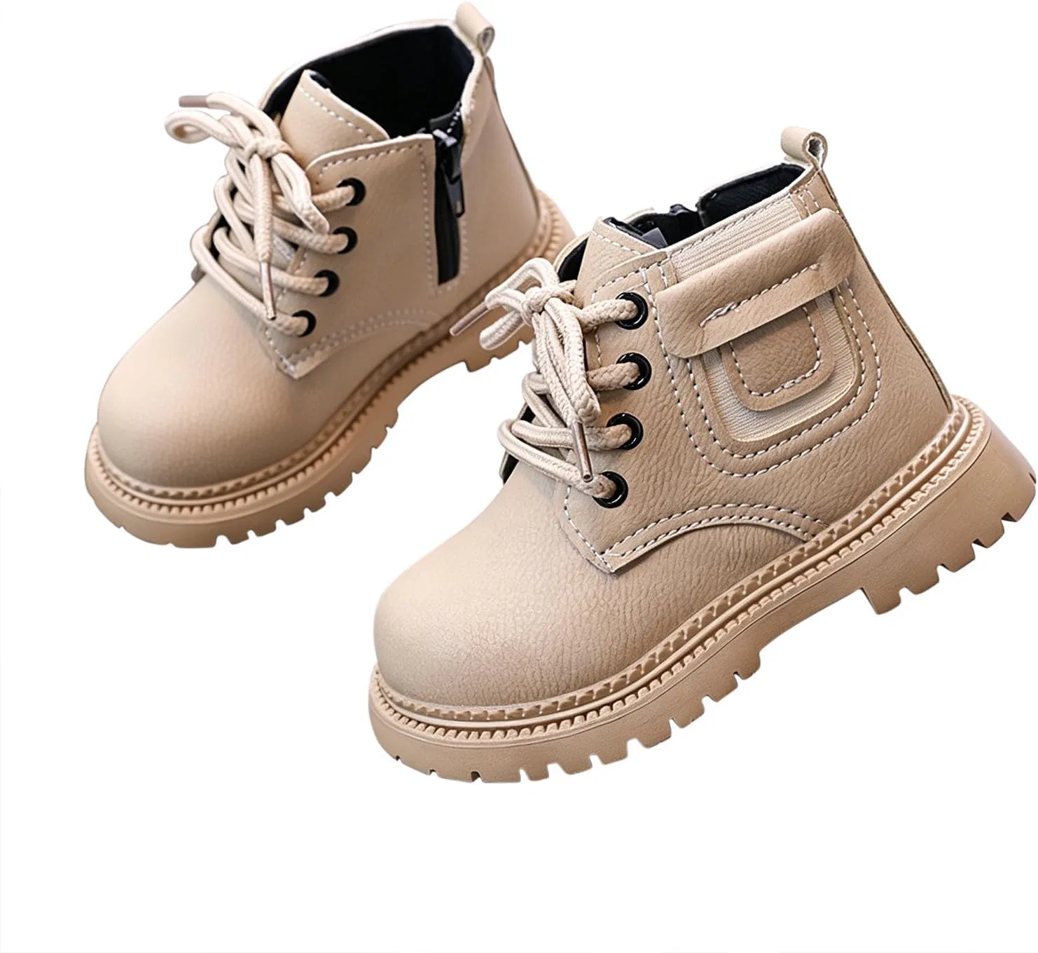 Детские зимние ботинки для девочек с принтом SHOPESSA, Khaki