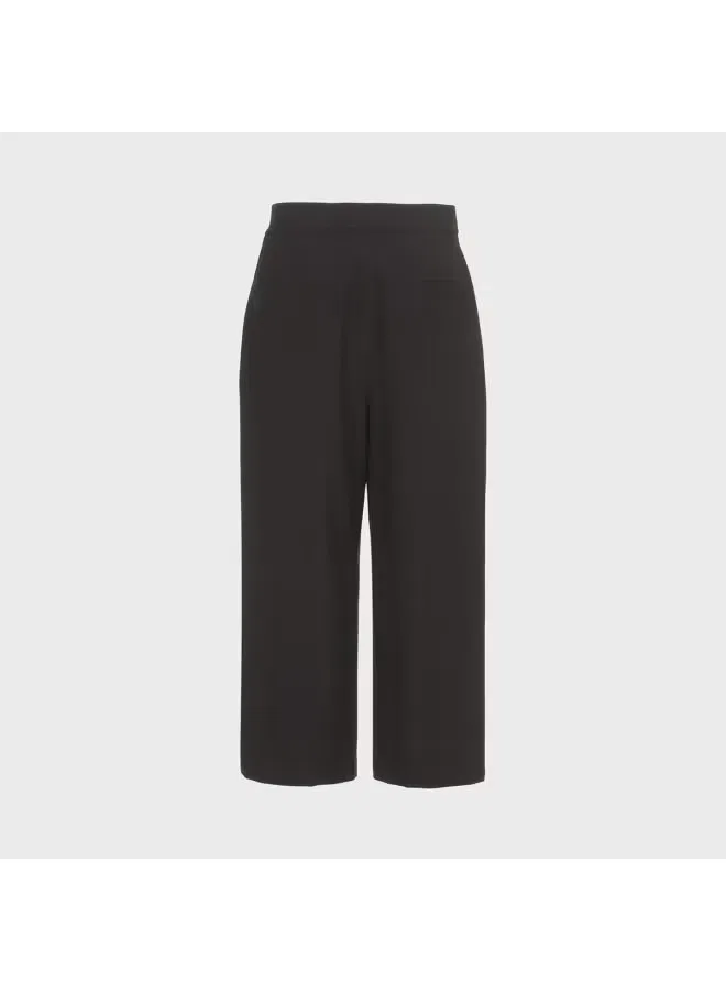Брюки свободного кроя с широкими штанинами Zara, черный — фото 3