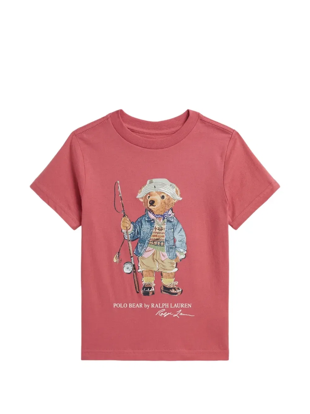 Футболка Polo Bear Polo Ralph Lauren Kids, розовый