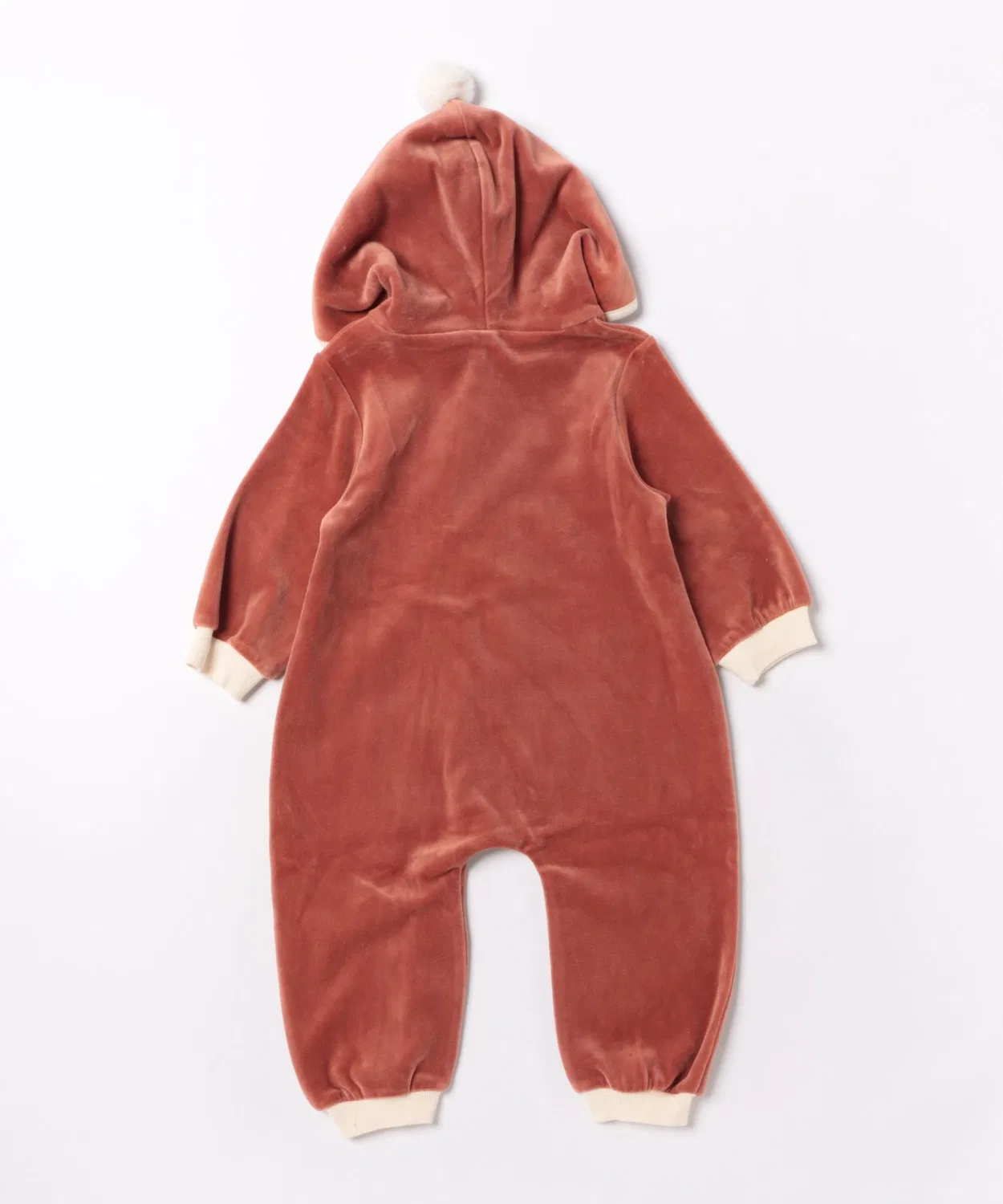 Детский комбинезон с длинным рукавомVelour Zip Jumpsuit ARCHIVER, Red — фото 2