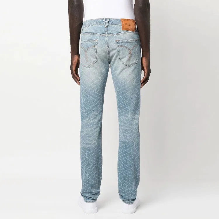 Мужские джинсы VERSACE, Light Blue — фото 4