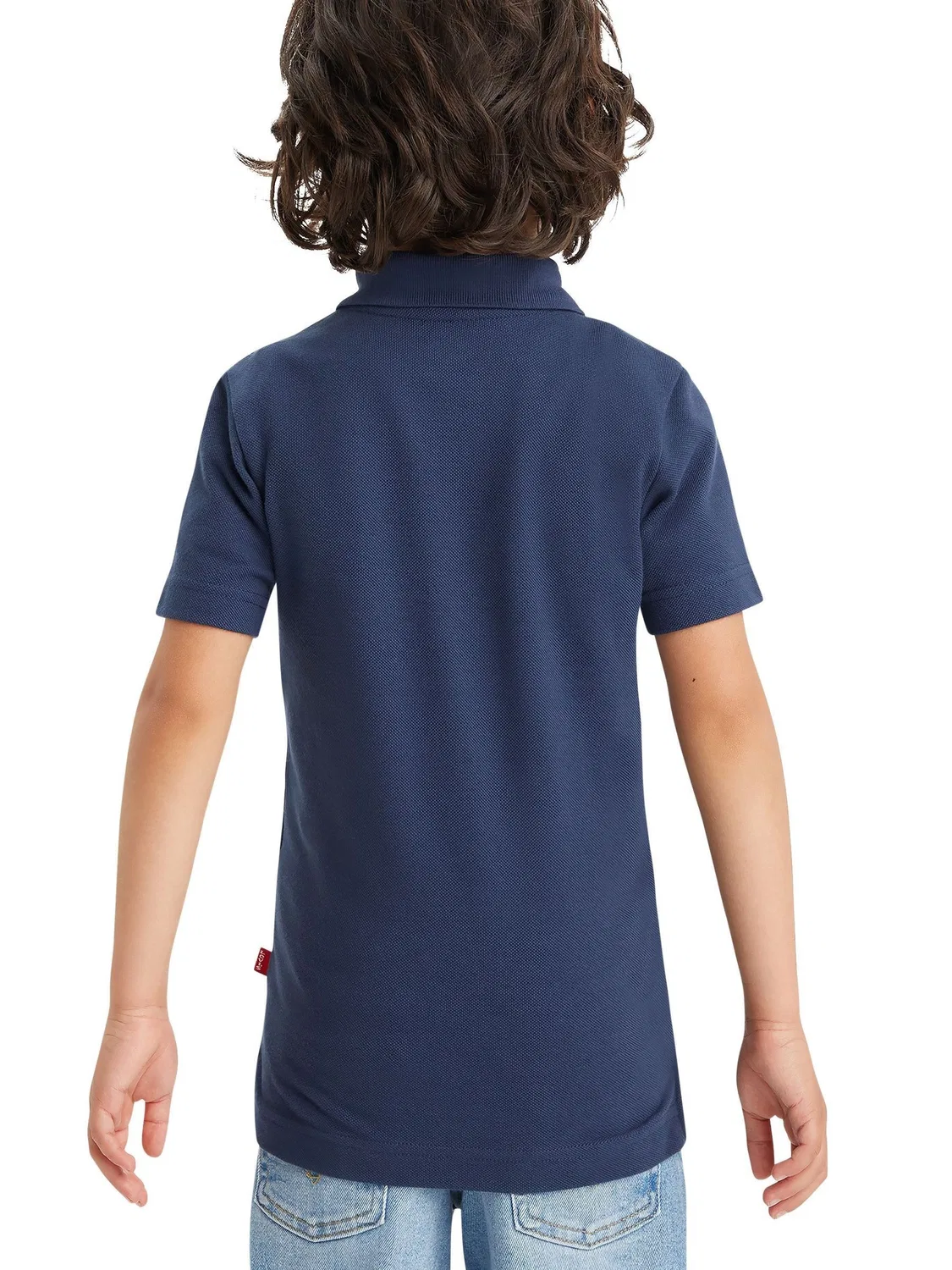 Поло Levi's Blue Batwing, синий — фото 4