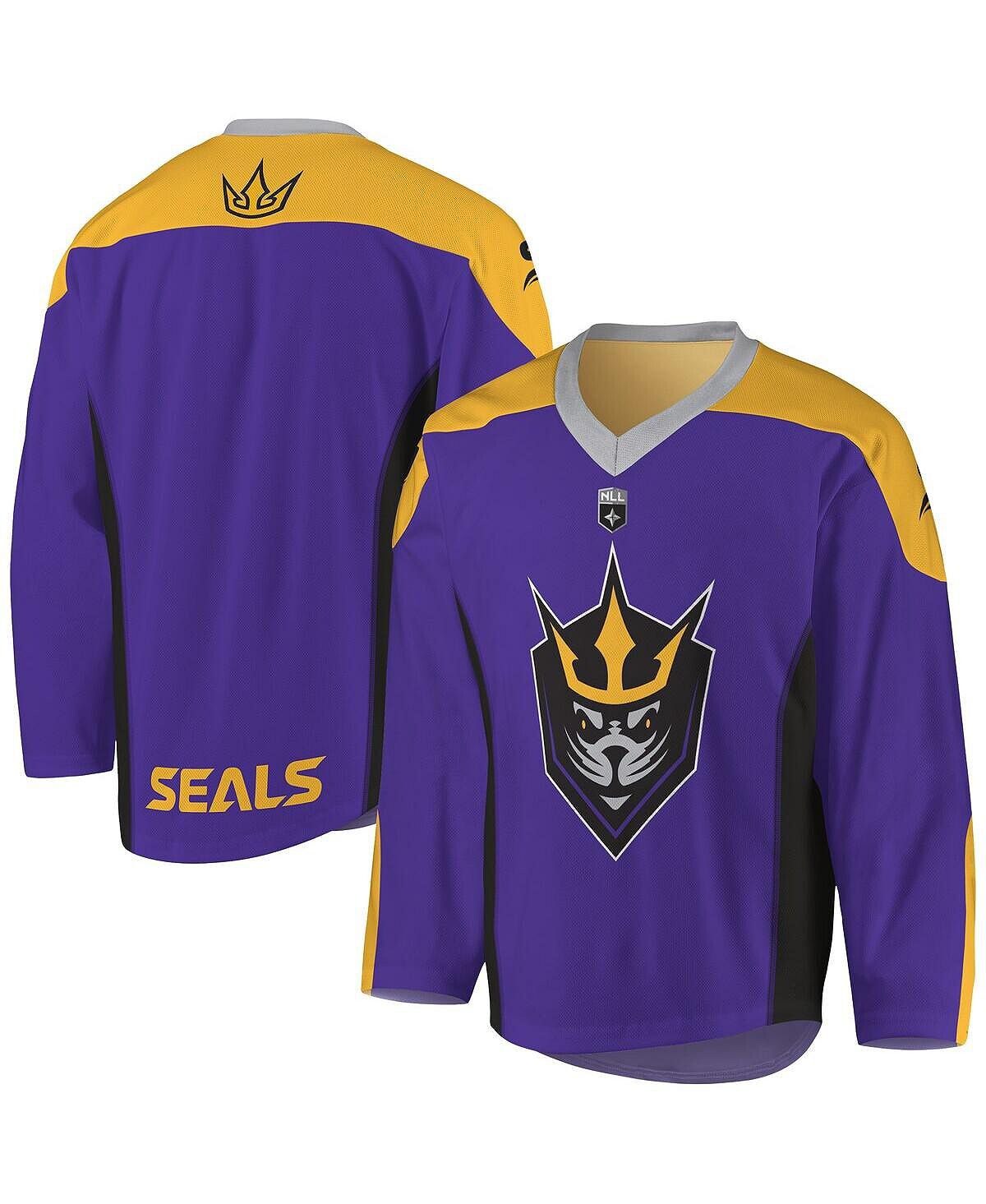 

Мужская фиолетовая, золотая копия джерси san diego seals ADPRO Sports, мульти