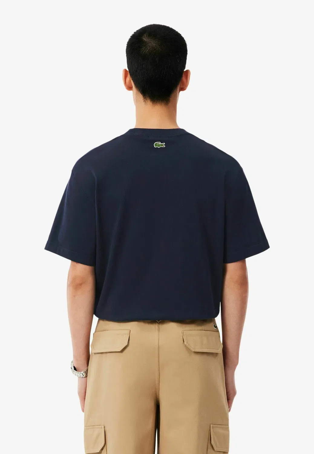 Футболка с принтом Lacoste, Bleu Marine-Mxq — фото 3