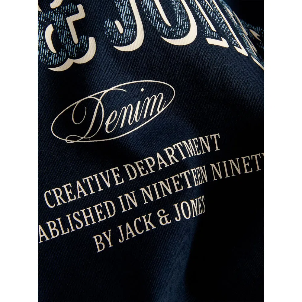 Детская футболка с длинным рукавом Denver Logo Jack & jones, Blue — фото 4