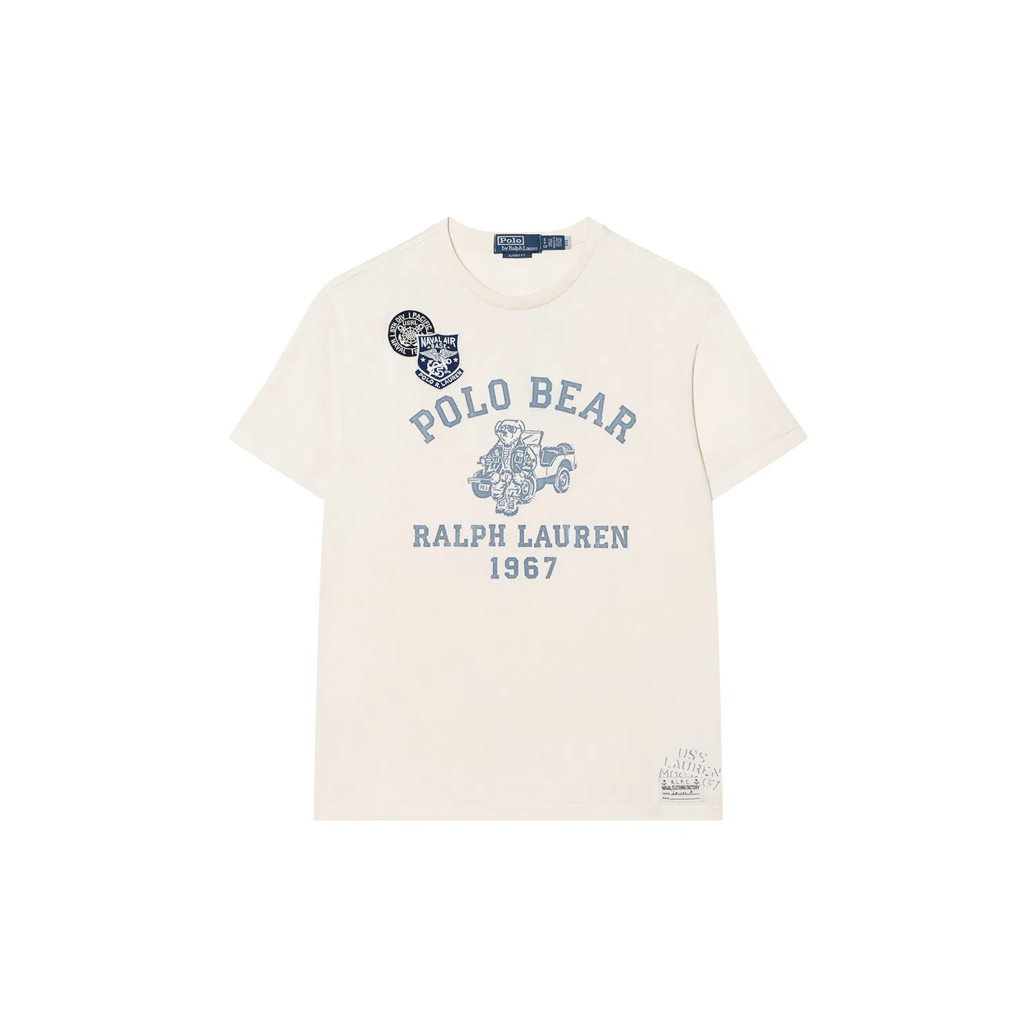 Мужская футболка с принтом Polo Ralph Lauren, White