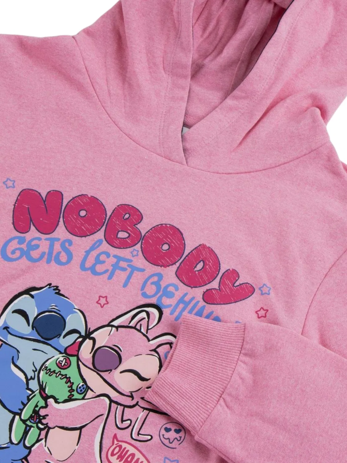 Свитер DISNEY Stitch Hoodie Meisjes - Roze - Lange Mouwen - Disney Sweater розового цвета — фото 3