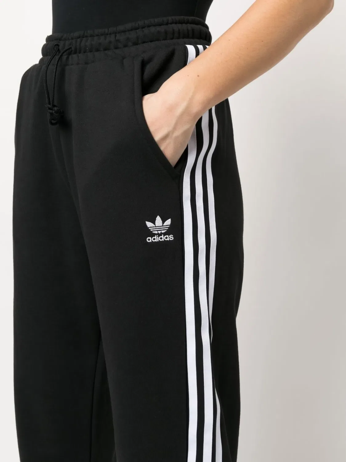 Adidas Спортивные брюки черные — фото 4