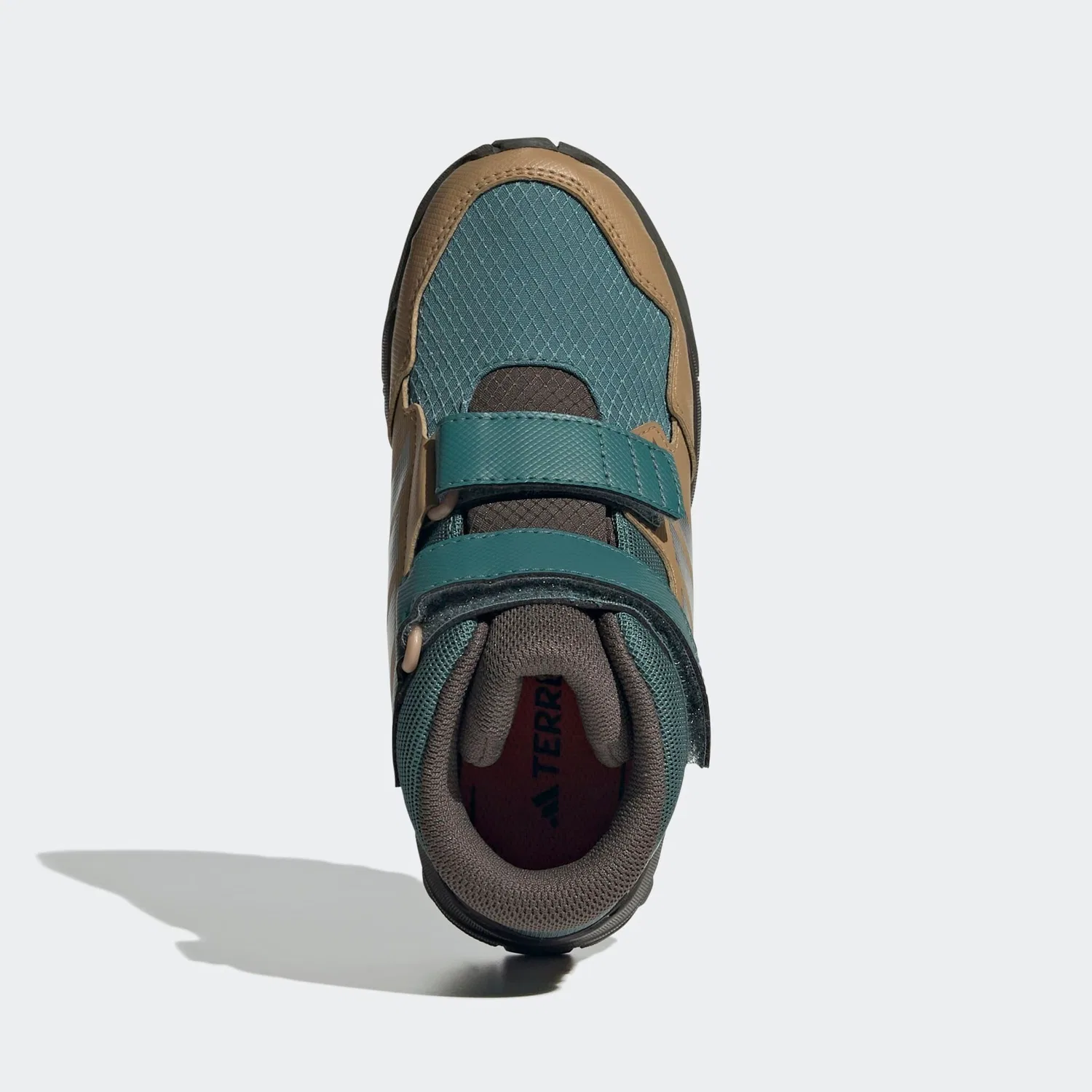 Детские полуботинки для хайкинга с GORE-TEX Adidas TERREX, Preloved Teal/Matte Silver/Cardboard — фото 4