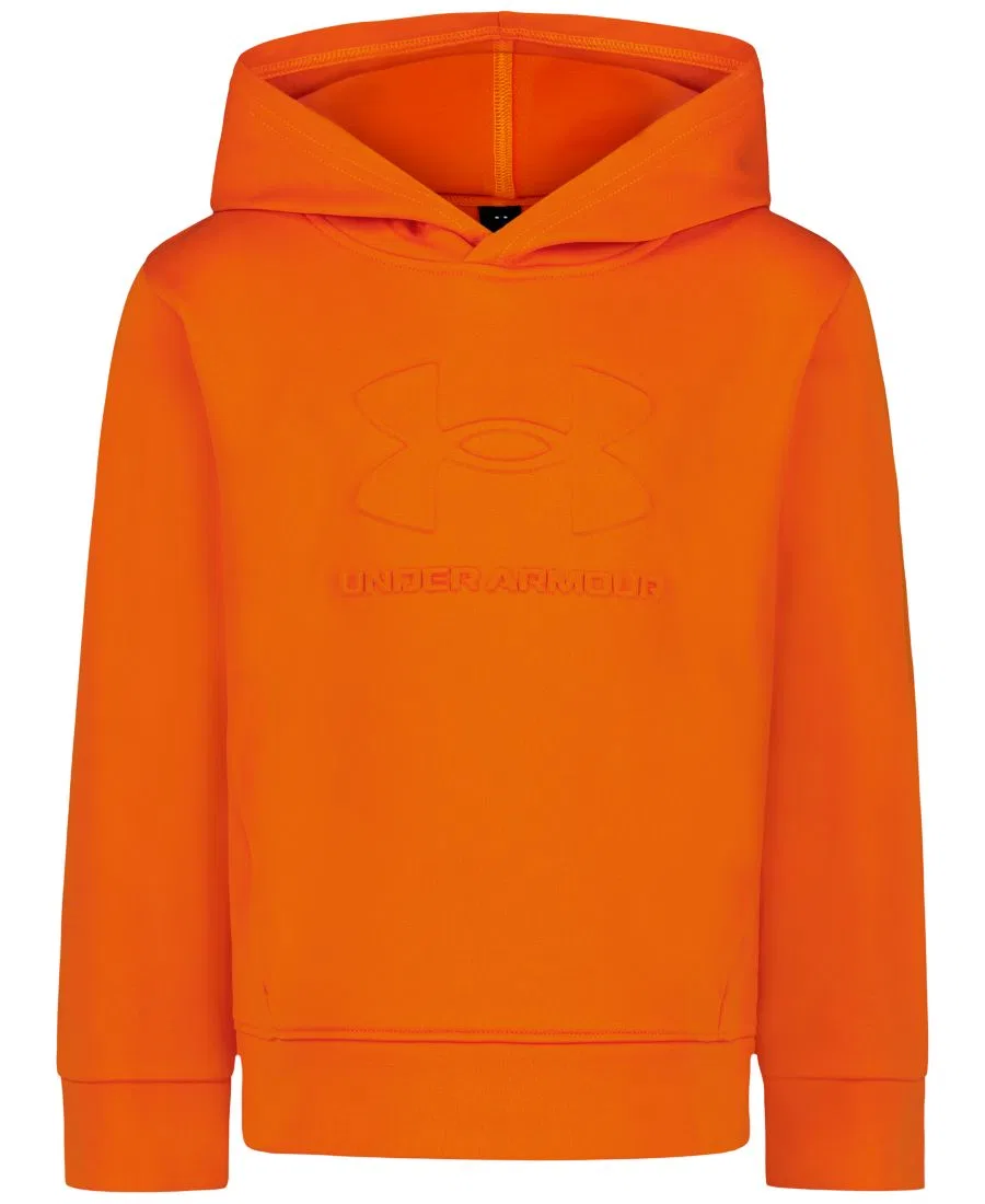 Худи из пике-флиса с длинным рукавом, с капюшоном Under Armour, Outrageous Orange
