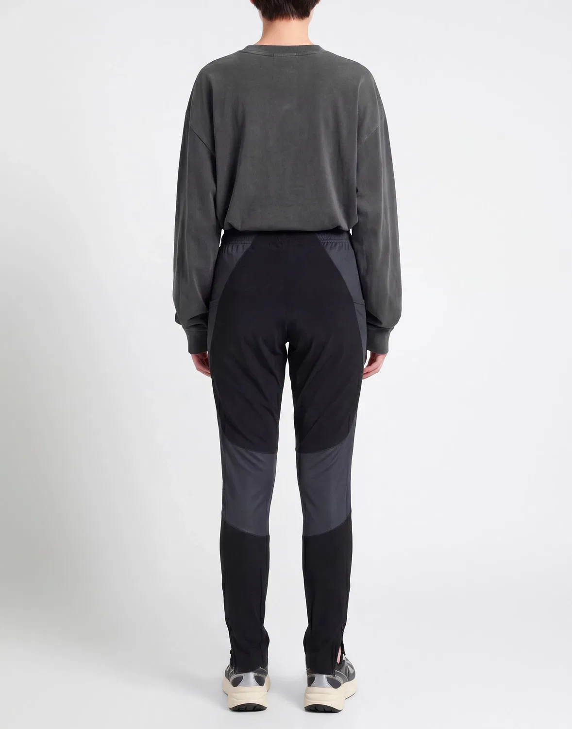 Женские спортивные штаны с принтом Acne Studios, черный — фото 3