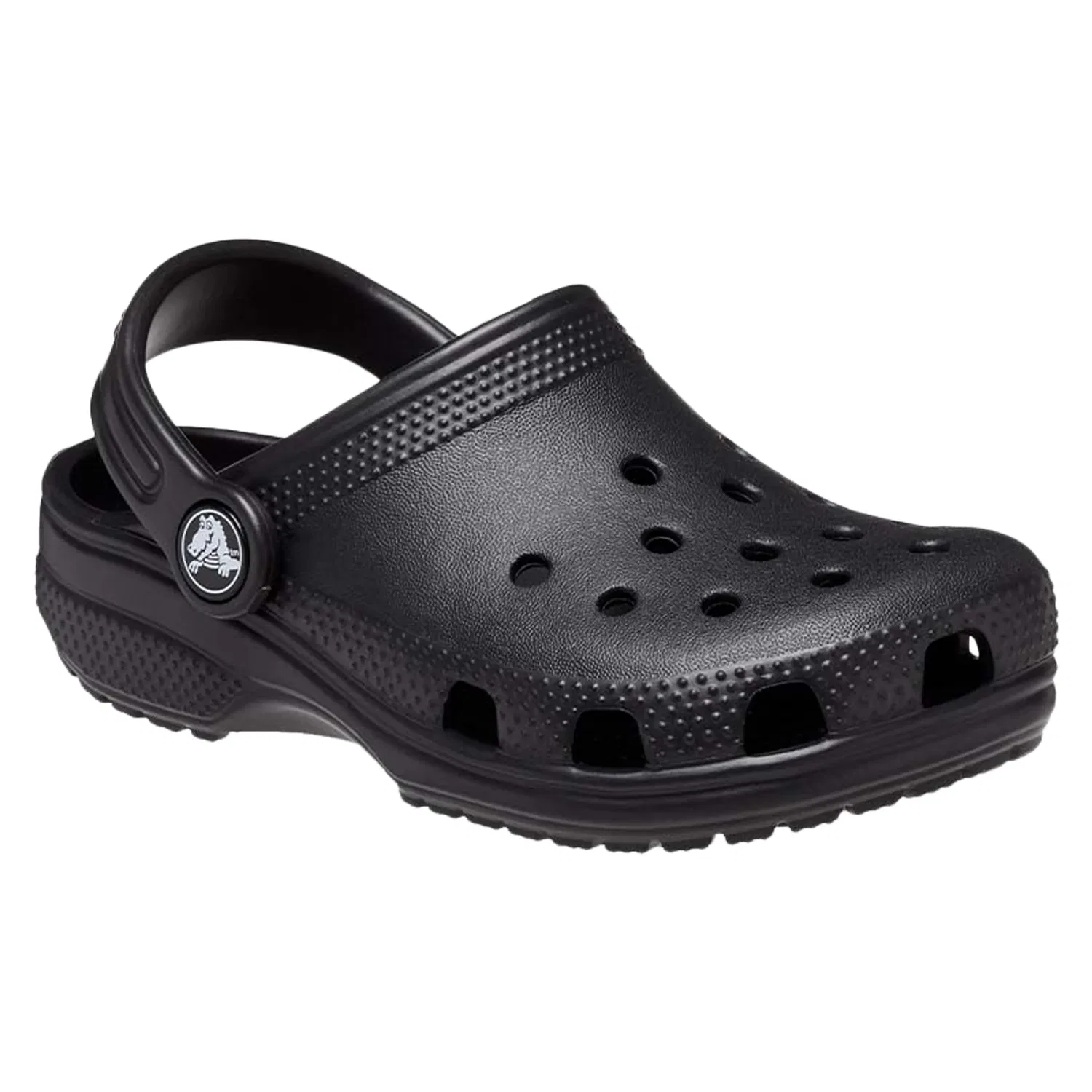 Клоги детские без застежки Classic Clog K Crocs, черный — фото 3