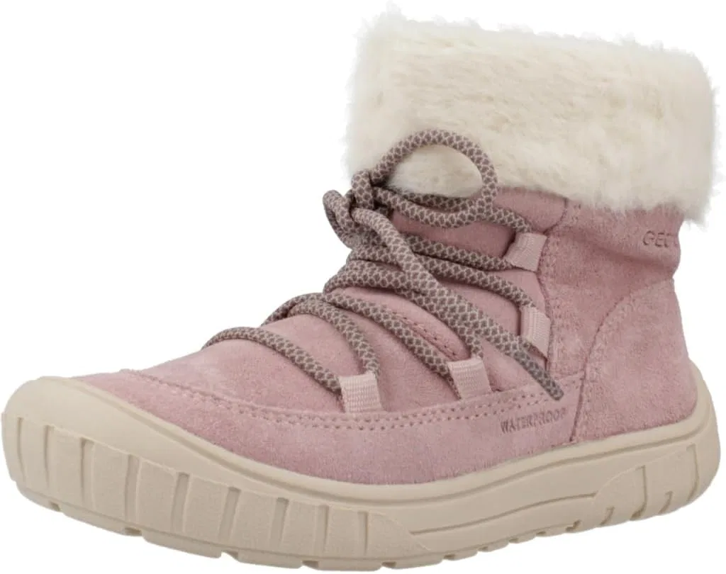 Детские ботинки для девочек B Omar Girl Wpf Geox, Rose