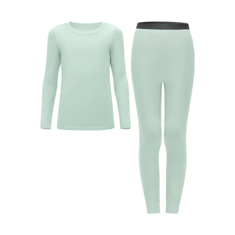 Детский комплект нижнего белья с круглым вырезом BANANA IN, Light Rock Green