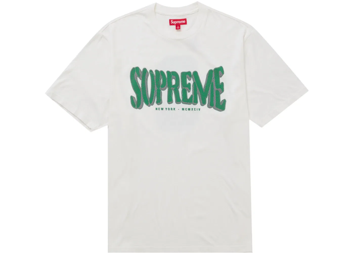 Мужская футболка с принтом Supreme, Белый