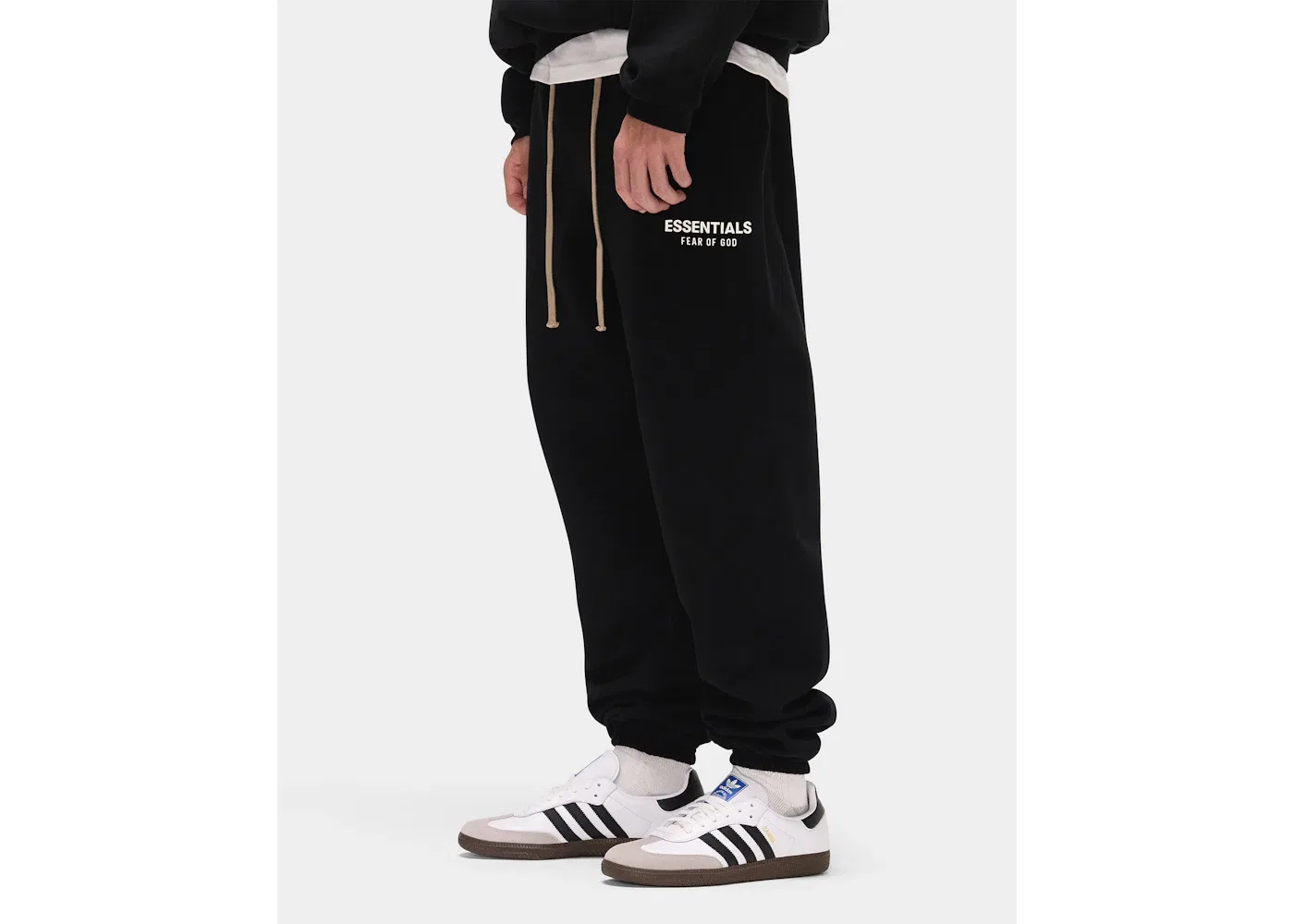 Мужские спортивные штаны из флиса с эластичным поясом Sweatpant (FW24) Fear of God, Black — фото 3