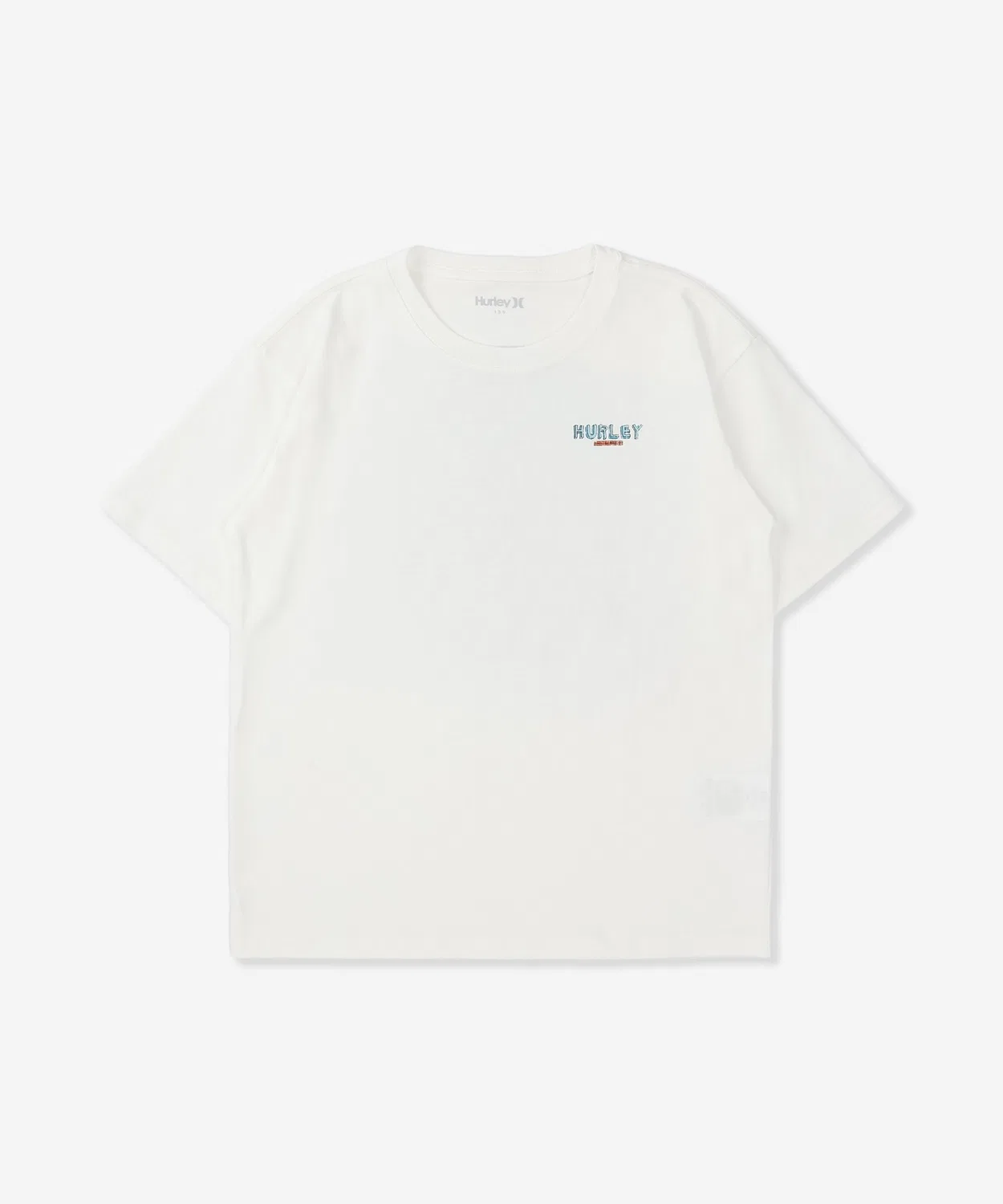 Детская футболка с принтом Oversize Hurley, Light Blue — фото 2
