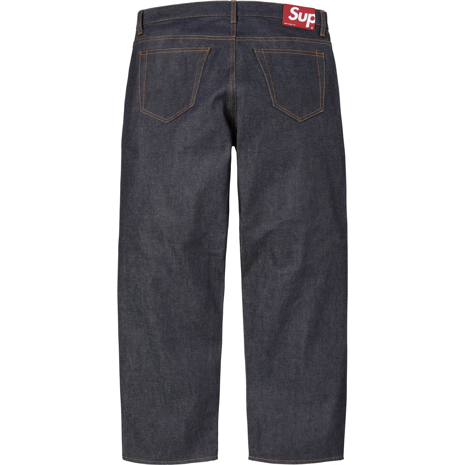 Детские джинсы прямого кроя Unisex Moderate Straight Fit Supreme, Hard Indigo — фото 3