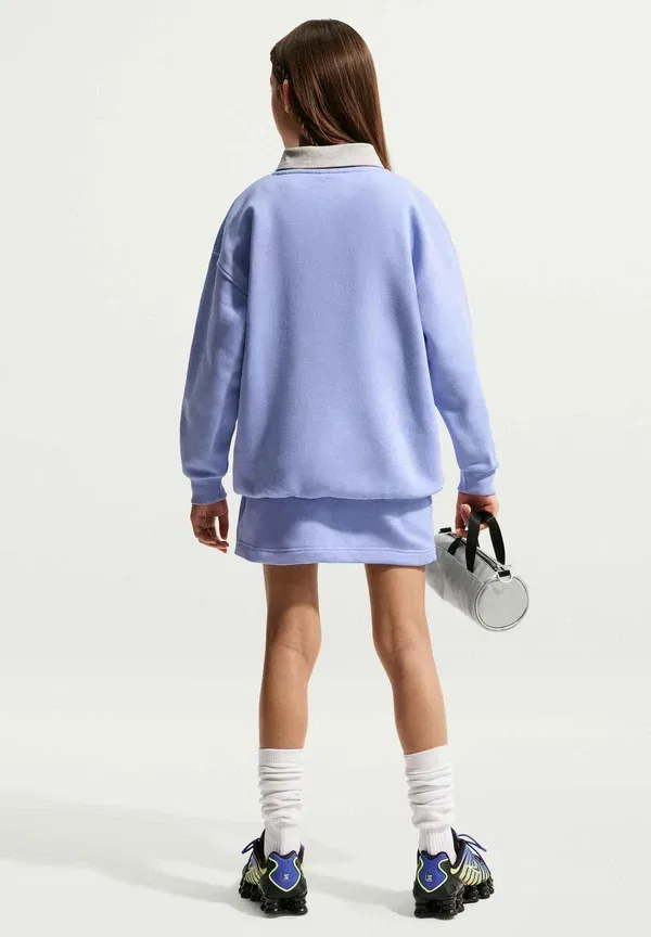 Толстовка оверсайз из хлопка Nike Sportswear Club, light thistle, белый — фото 3