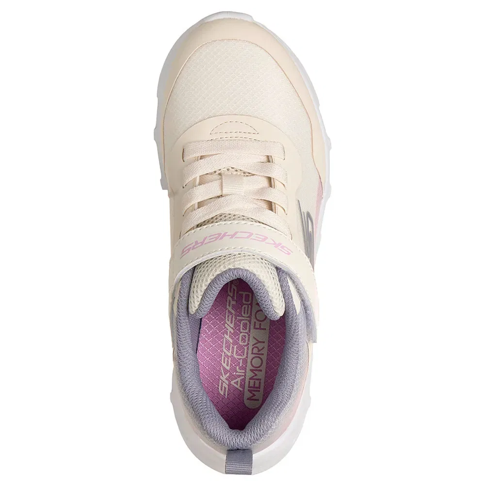 Детские кроссовки для девочек с технологией Glide-Step Skechers, Beige — фото 4