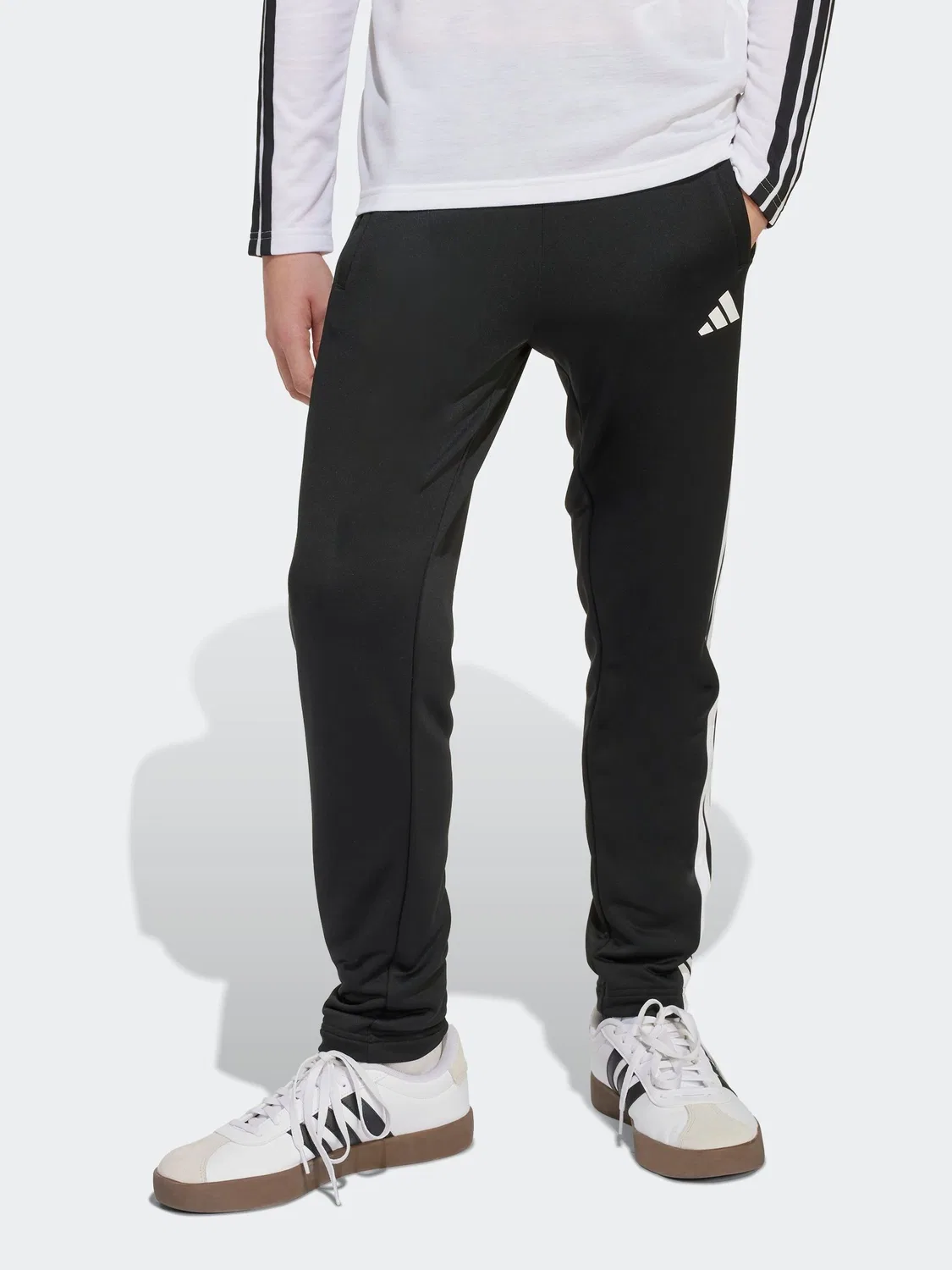 Спортивные брюки, 3 полоски, модель Joggers adidas, черный