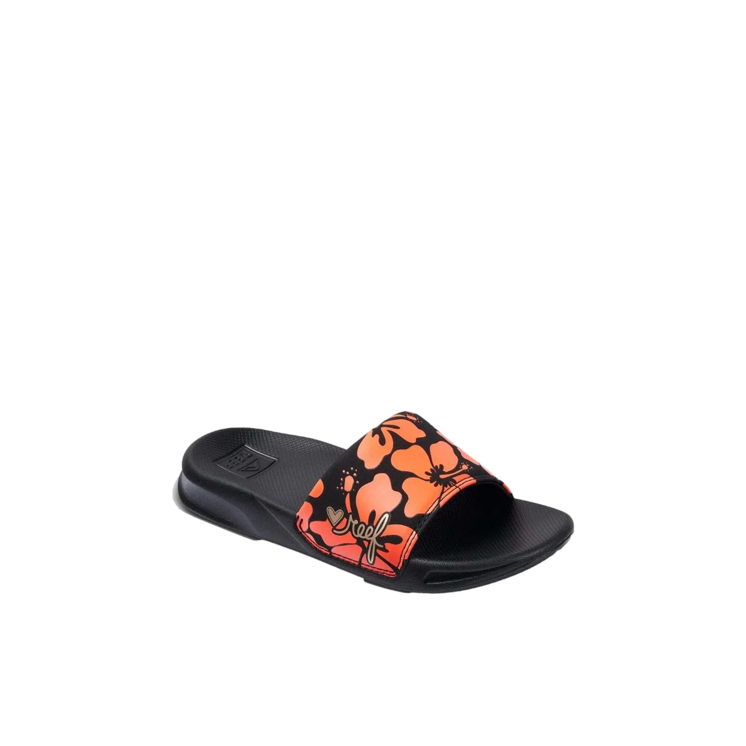 Детские сланцы с мягкой стелькой Reef One Slide Hibiscus Coral, оранжевый
