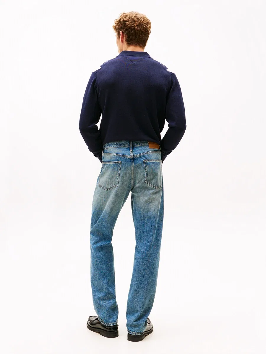 Джинсы TOMMY HILFIGER Regular Jeans 'Dover Whiskered' синего цвета — фото 4