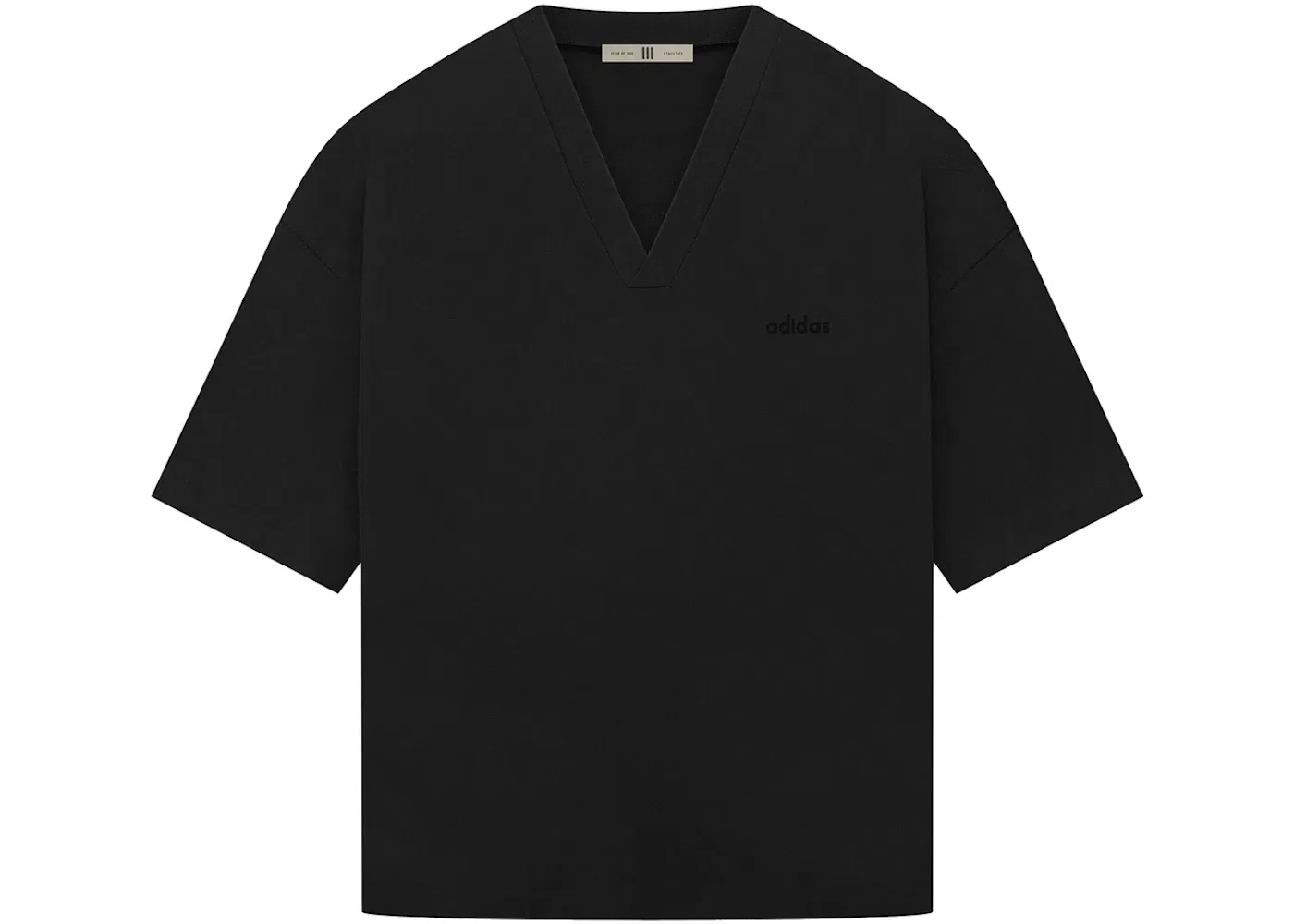 Мужская футболка с V-образным вырезом Heavy Jersey Fear of God Athletics, Black/Black
