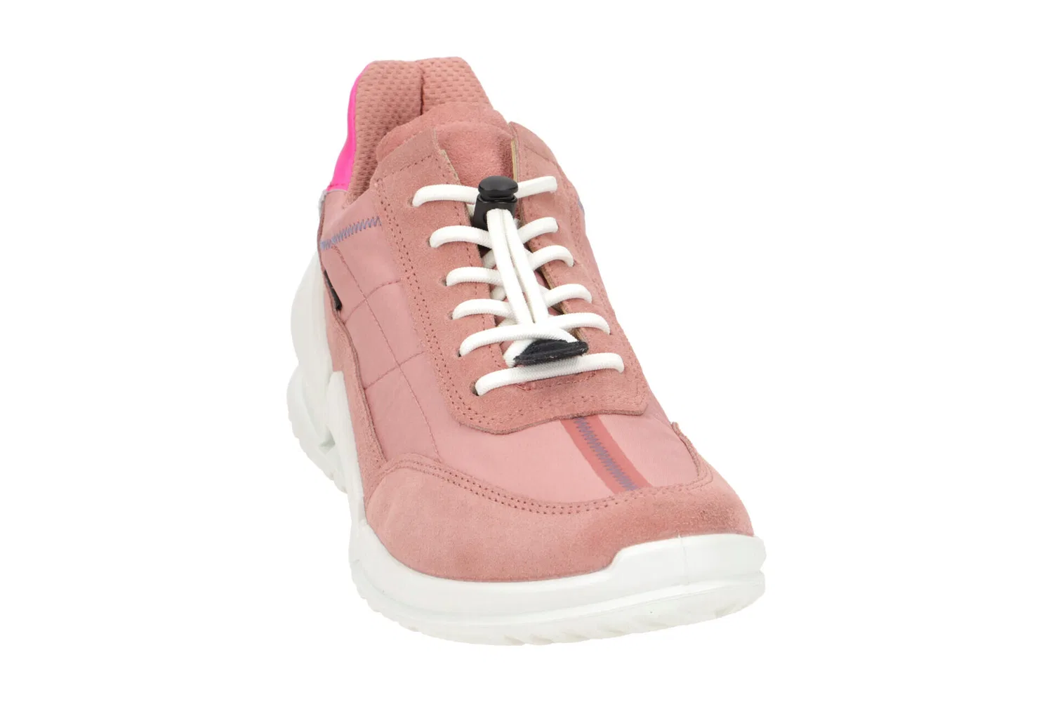 Детские кроссовки для девочек из кожи BIOM K1 Ecco, Orchideenpink — фото 2