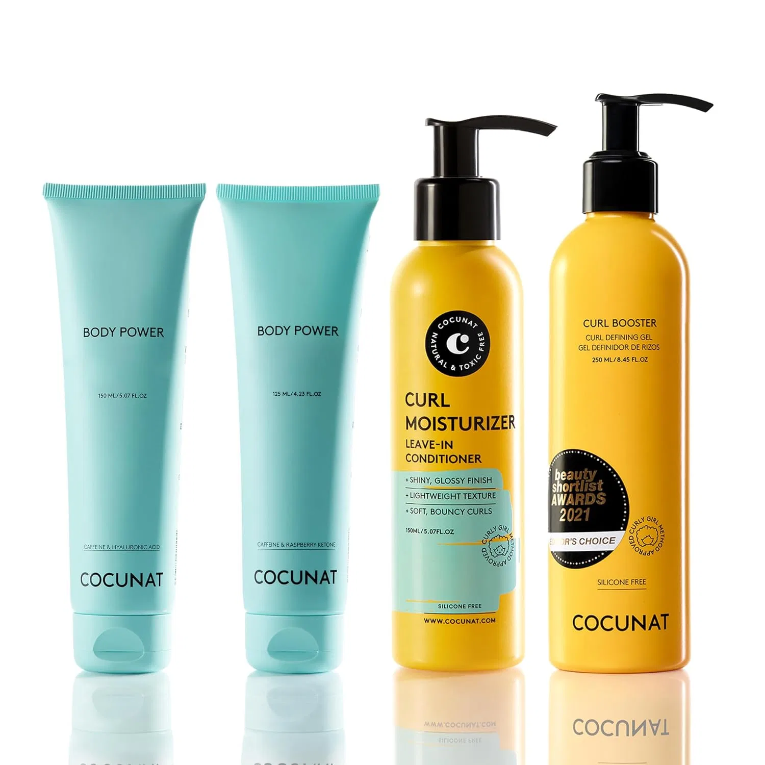 Набор для тела и волос Body Power + Método Curly, COCUNAT, 675 мл