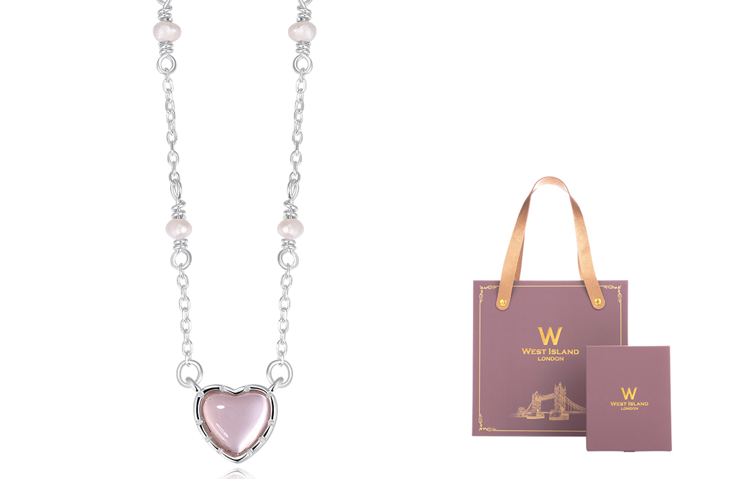 

West Island Ожерелье из стерлингового серебра 925 пробы для женщин