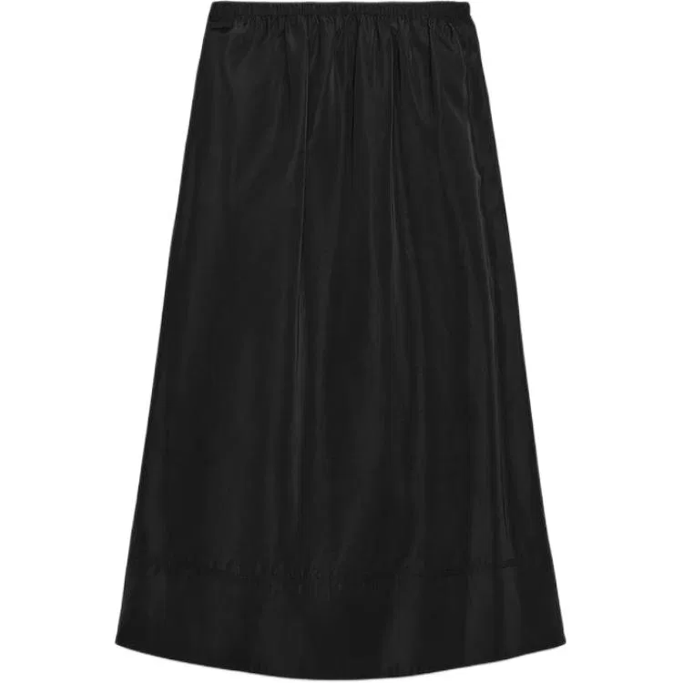 Женская длинная юбка повседневная Casual Long, ZARA, Black