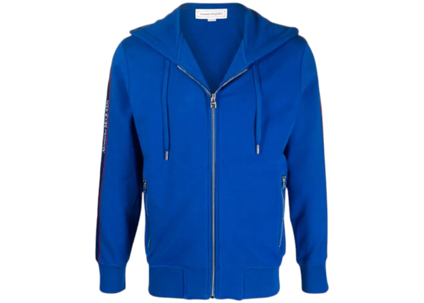 Мужской худи с логотипом Alexander McQueen, Blue