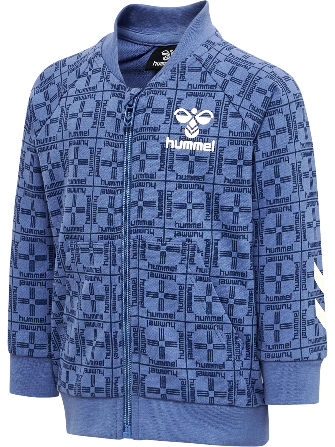 Детская куртка с молнией Hmltommy Hummel, Blau Dunkelblau Berlinerblau — фото 4