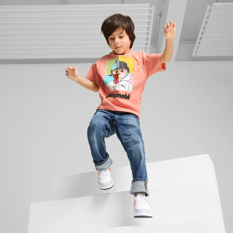 Футболка с графическим принтом Puma x Playmobil, Puma