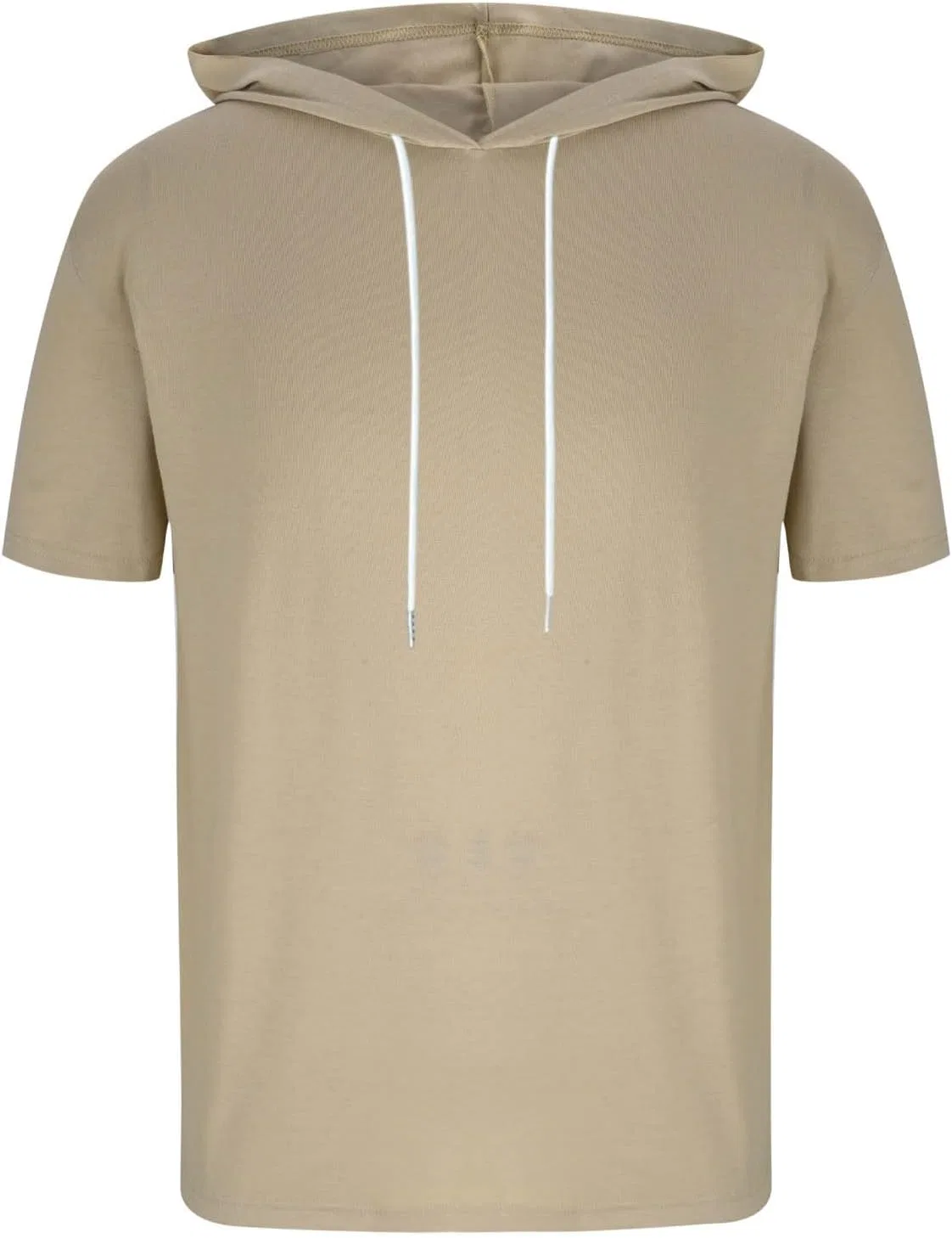 Мужская свободная футболка с капюшоном Athletic Hoodie Pullover, Khaki — фото 2