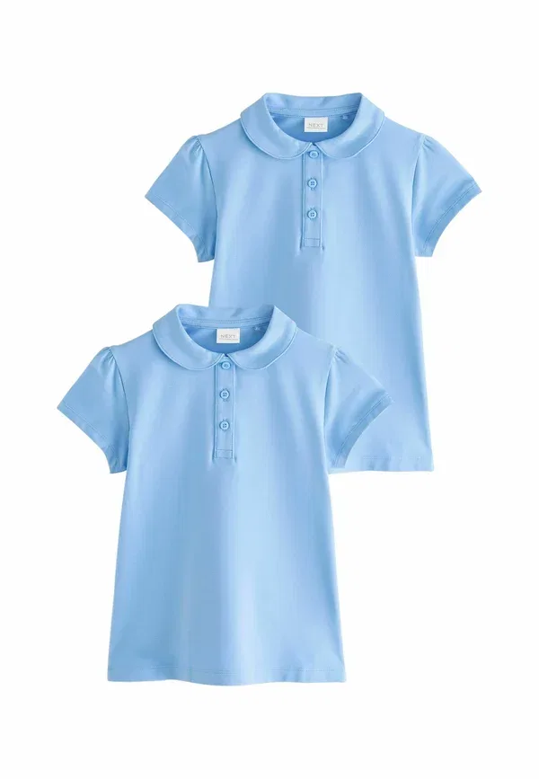 Комплект из 2 поло, хлопок с эластаном, Polo Shirt Next, синий