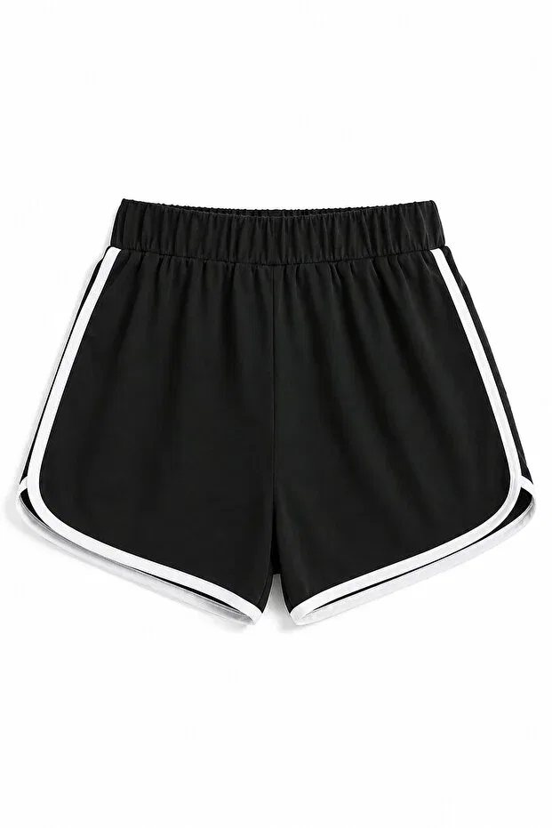 Детские шорты для девочек хлопковые Basics C.C.L. Coccolin Kids Baby Clup, Black
