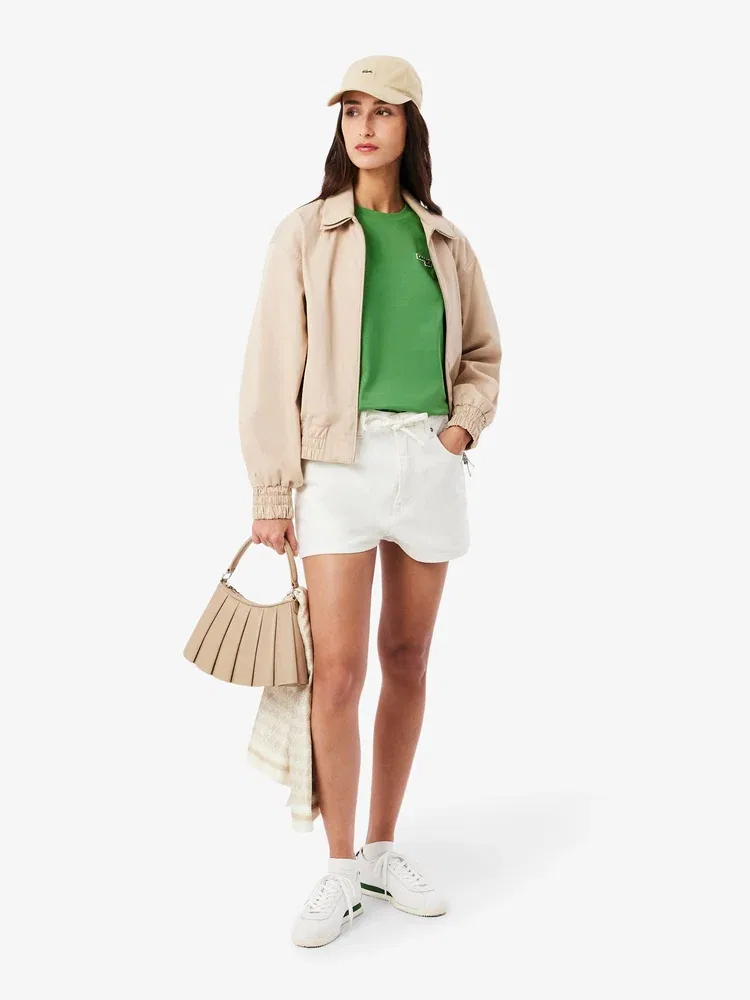 Футболка LACOSTE Soft Branding, Apple Green — фото 4