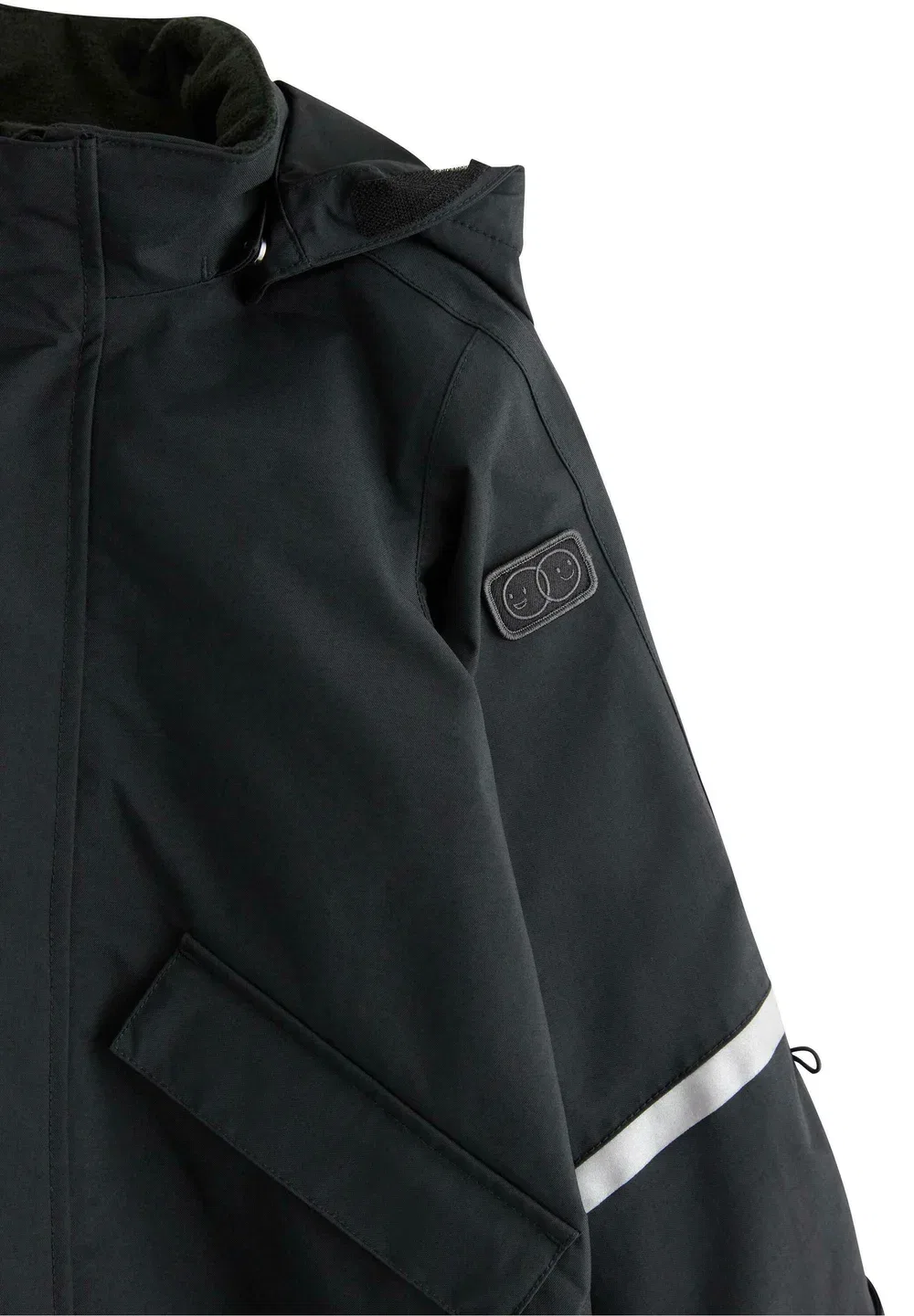 Водонепроницаемая куртка Lindex, Black — фото 4