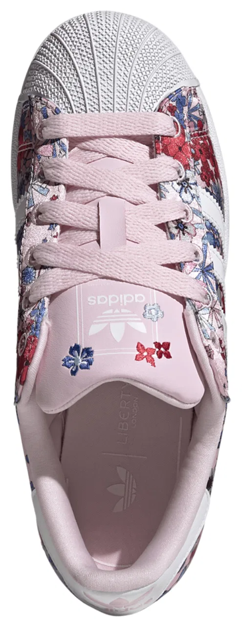 Кроссовки для девочек Superstar II Adidas, цвет Clear Pink/White/Light Pink — фото 4