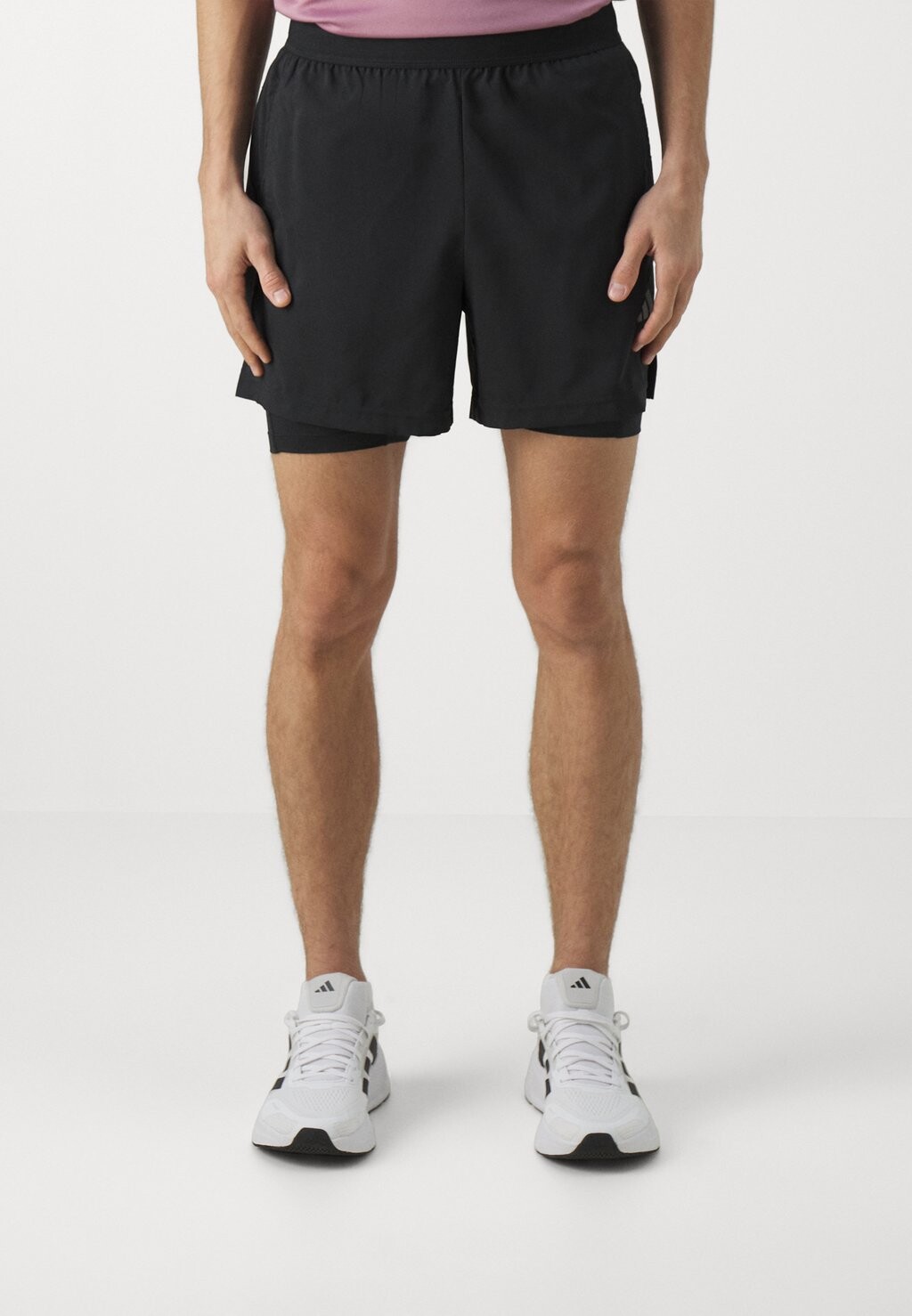 

Спортивные шорты GYM 2 IN 1 adidas Performance, цвет black